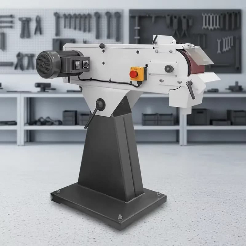 400V 2 Speeds Metal Belt Sanding Machine with New Motor Core Component