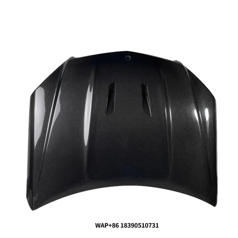 W204 C63 Engine Hood Single- and Double-Sided Carbon Fiber New Condition Options for Early Stage Models