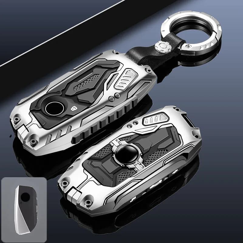 Key Fob Cover Zinc Alloy Key Case Fits for BMW IX IM I5 M60 X5 X7 X6 IX I7 Remote Car Key Shell Protection 2025 2026