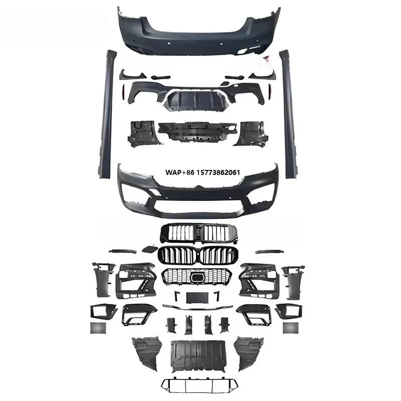 Body Kit Car Parts Car Bumpers Suitable for 2017-2020 Model  5 Series G30 G38 Front and Rear Bumpers Front Bumper Skirt