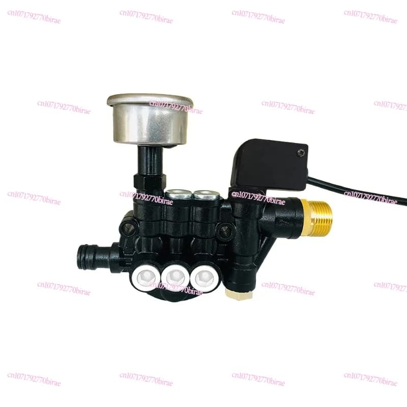 High Pressure Car Washing Machine Accessories Pump Head Cover Assembly Solves The Problem of Small Water Outlet and No Pressure