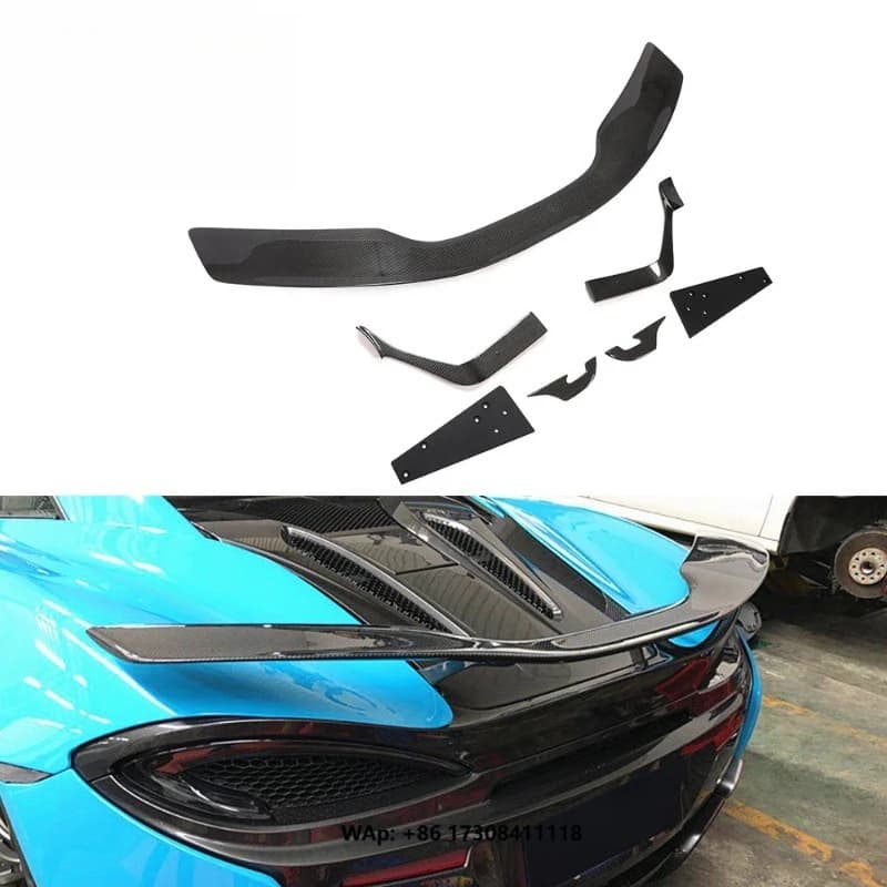 Carbon Fiber 570S Racing Car Wing Spoiler for McLaren 570GT 540C Coupe 2-Door 2015-2017