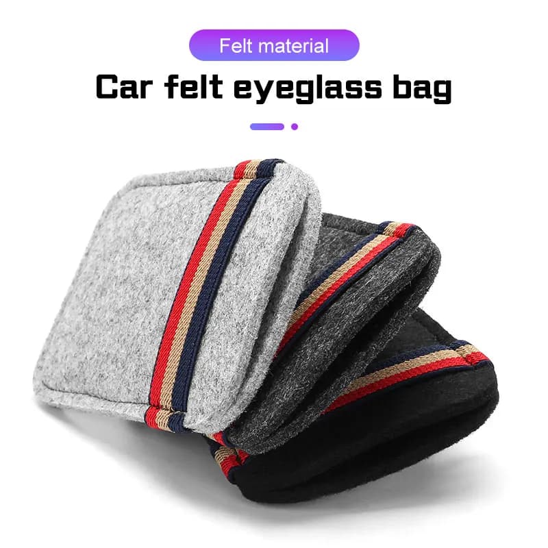 Car Sunglasses Organizer Bag Eyeglass Holder Glasses Storage Clip For Audi A3 A4 A5 B8 8P B9 8V B6 B7 A1 Car Sunglasses Holder