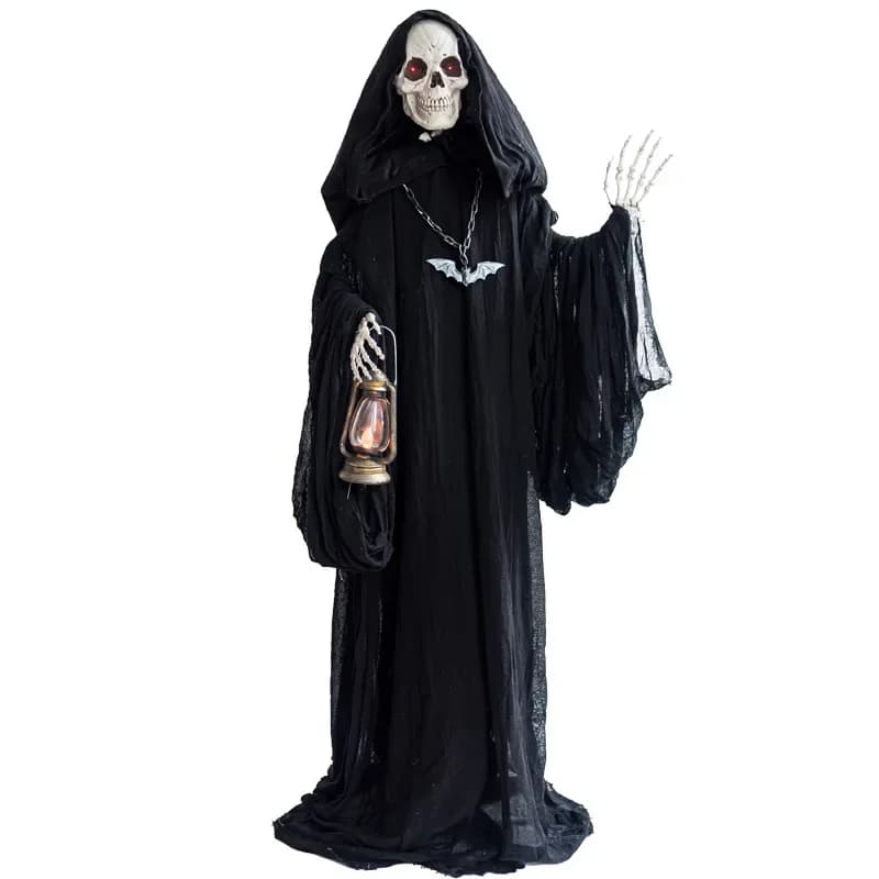 Large and medium standing ornaments, haunted house secret room witch death, devil zombie pumpkin monster ornaments