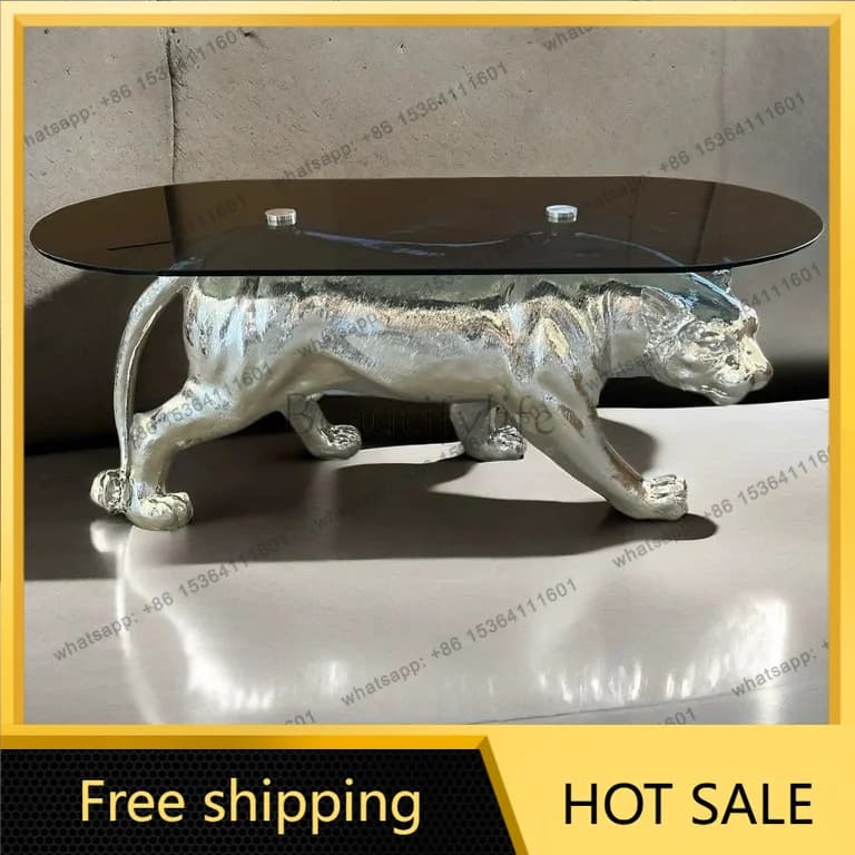 XX. Light luxury high sense creative Internet celebrity coffee table designer living room home