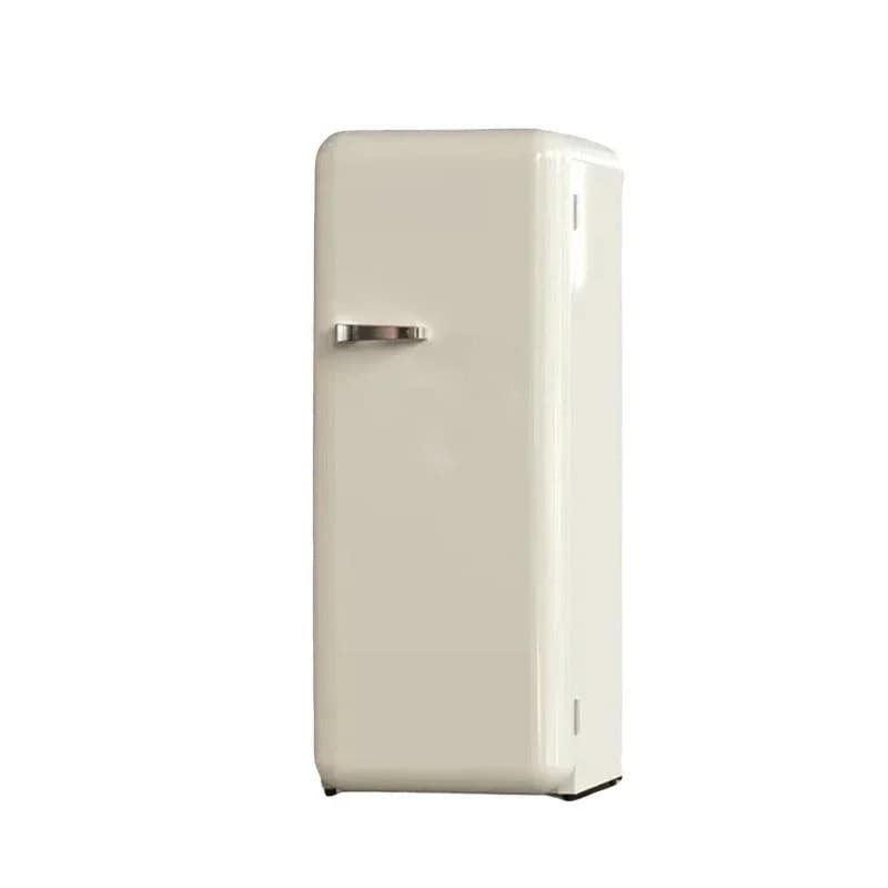 Retro refrigerator for home use, refrigerator single door freezing, refrigerated air cooling, large-capacity refrigerator