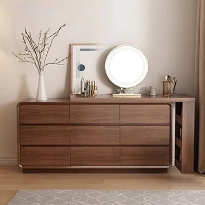 Wood Women Dressing Table Bedroom Girl Beauty Cosmetics Luxury Modern Vanity Table Living Room Penteadeira Trendy Furniture