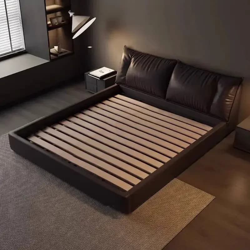 Duty Nordic Double Bed Decoration Items Elegant Frame Luxury Double Bed Adults Storage Modern Cama Matrimonial Furniture Home