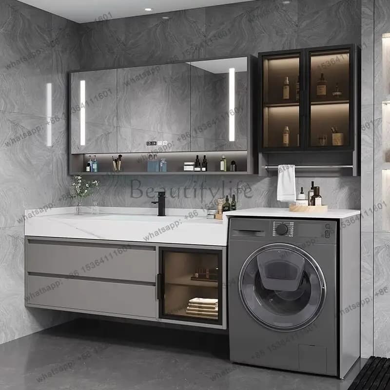 LJYDecorations Skincare Bathroom Cabinet Luxury Partitions Makeup Toilet Display Cupboard Drawers Modern Gabinete Home Furniture