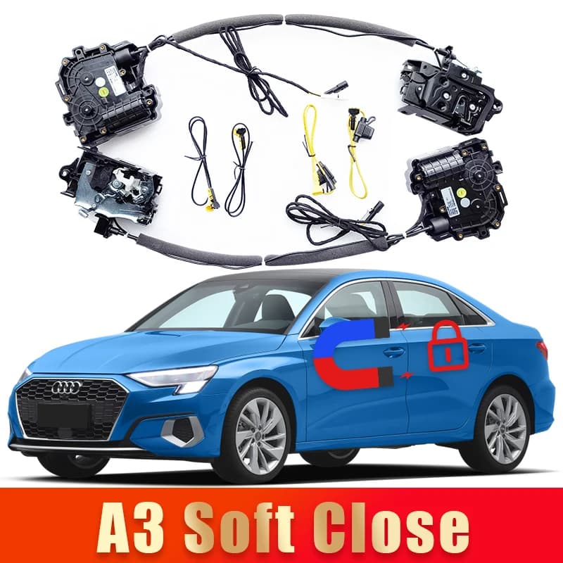 For Audi A3 Electric suction door car refitted automatic locks Car Soft Close accessories door auto Power tools supplies
