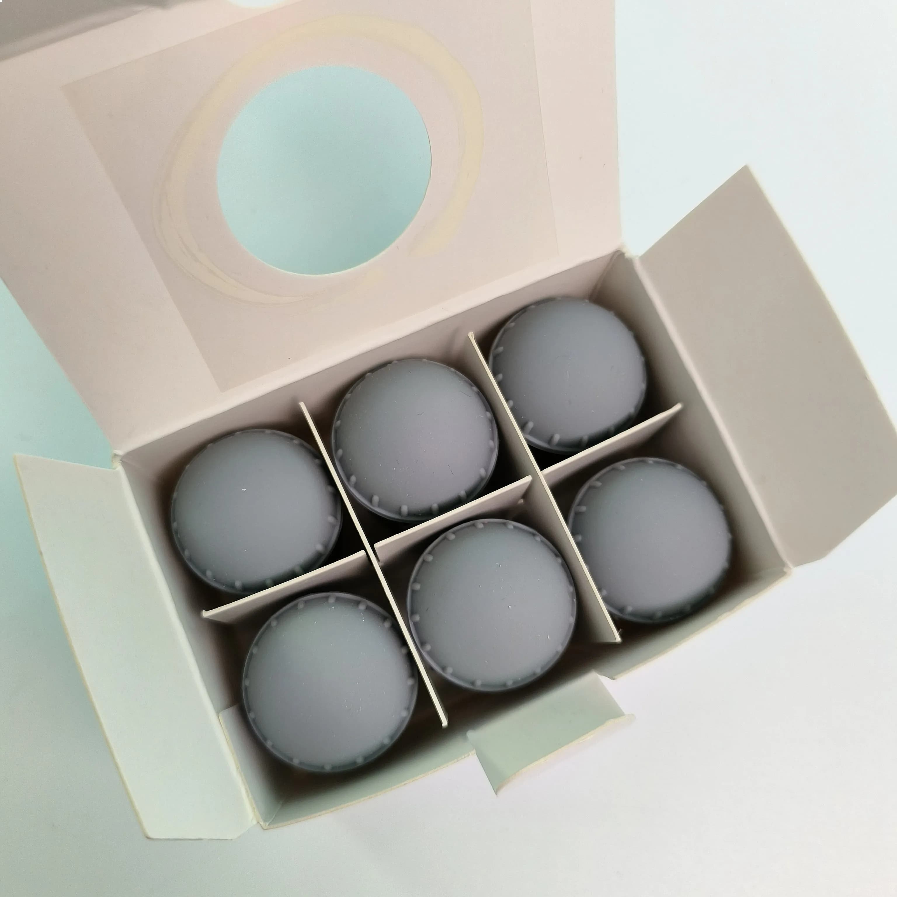 Edan Original Electrocardiogram Machine ECG Lead Wire Suction Ball 6 Pcs/1 Box Gray Suction Ball