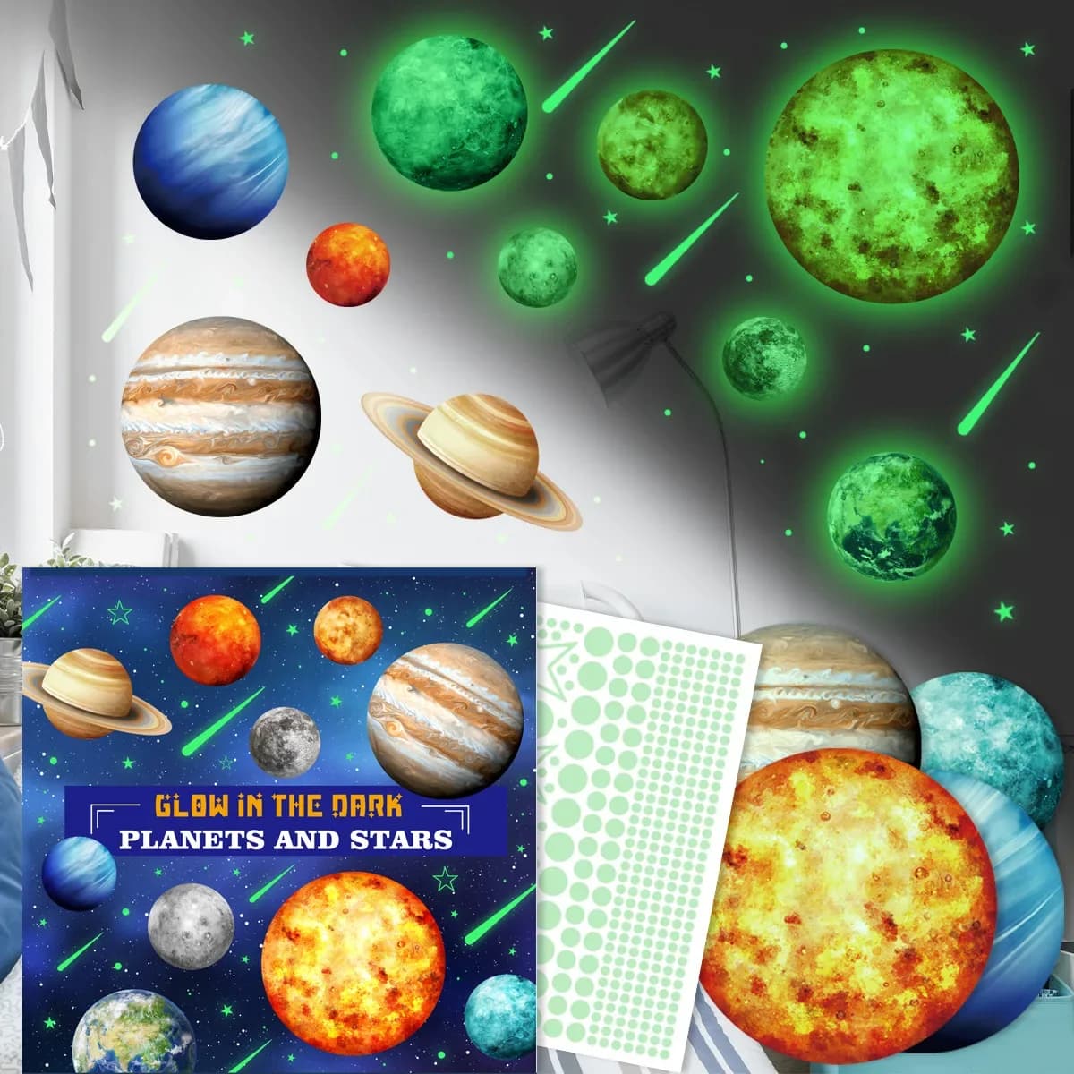 Luminous Sticker Children's Room Kindergarten Background Decoration Luminous Sticker