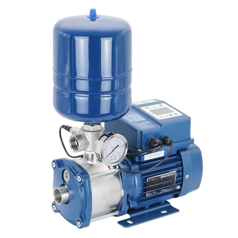 Stainless steel intelligent frequency conversion, constant pressure household water source 220V pipeline garden booster pump