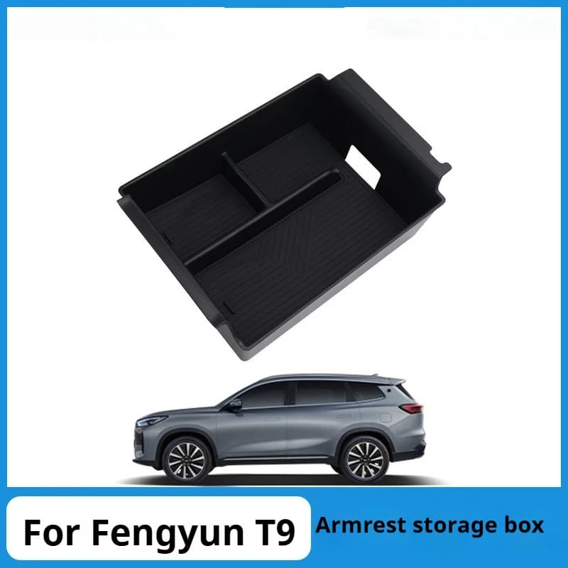 For 24-25 Chery Fengyun T9 central control armrest box storage box central control storage box car interior supplies