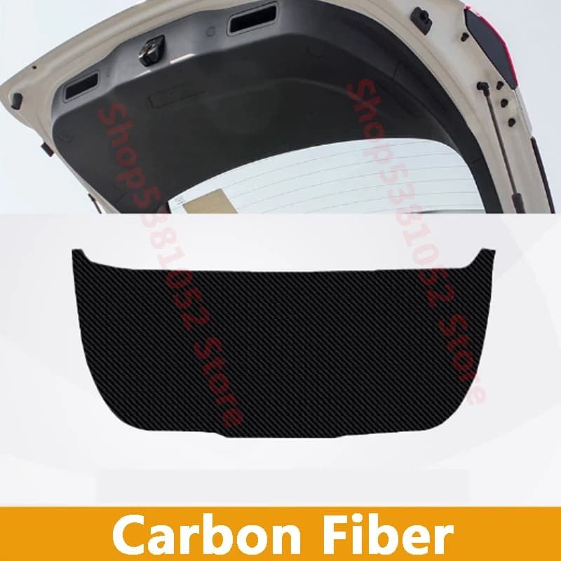 For Great Wall Haval H2 2014-2018 Car Rear Trunk Tailgate Protection Pad Trunk PU Leather Pad Sticker Cover Accessories