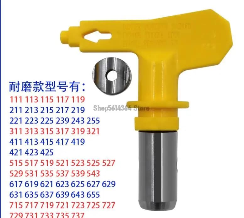 631 645 647 649 653 655 643-655 High-pressure Airless Spray Gun Nozzle Sprayer Machine Paint Gun Precise Tip 1pc