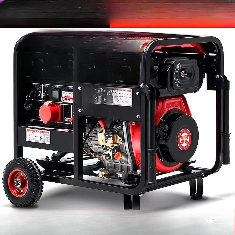 Diesel generator, power-off self-starting silent 12 kW 5/6/8/10KW single-phase 220V three-phase 380V