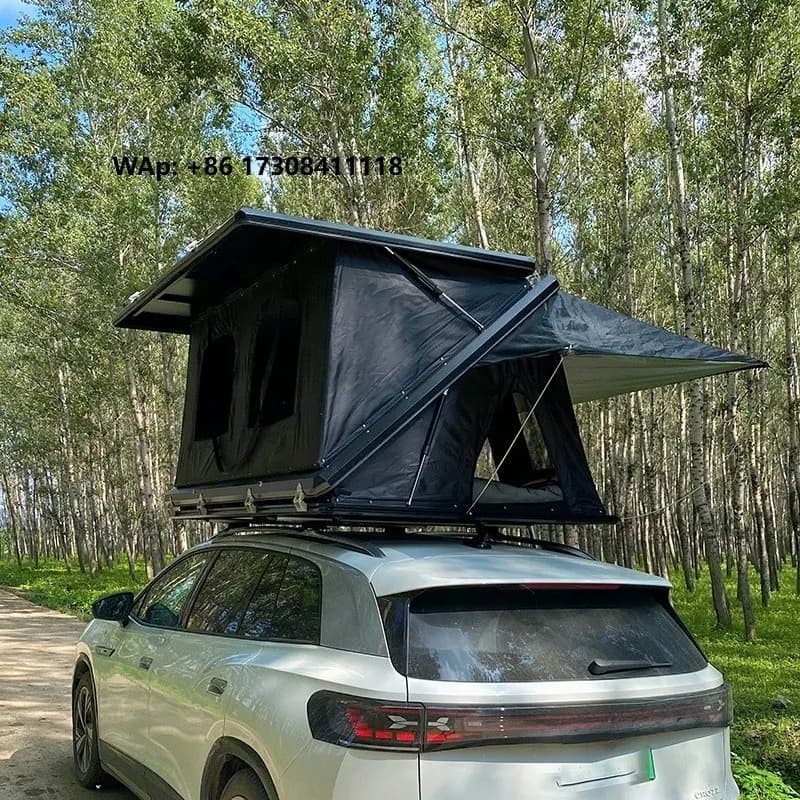 Aluminum Z-type SUV Car Rooftop Tent Auto-hydraulic Car Family Self-driving Hard Shell Roof Top Tent