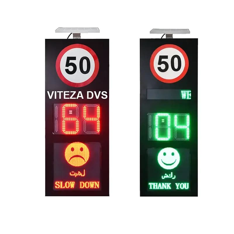 department speed measurement plate real-time display radar speed measurement screen road foreign trade radar speed meter