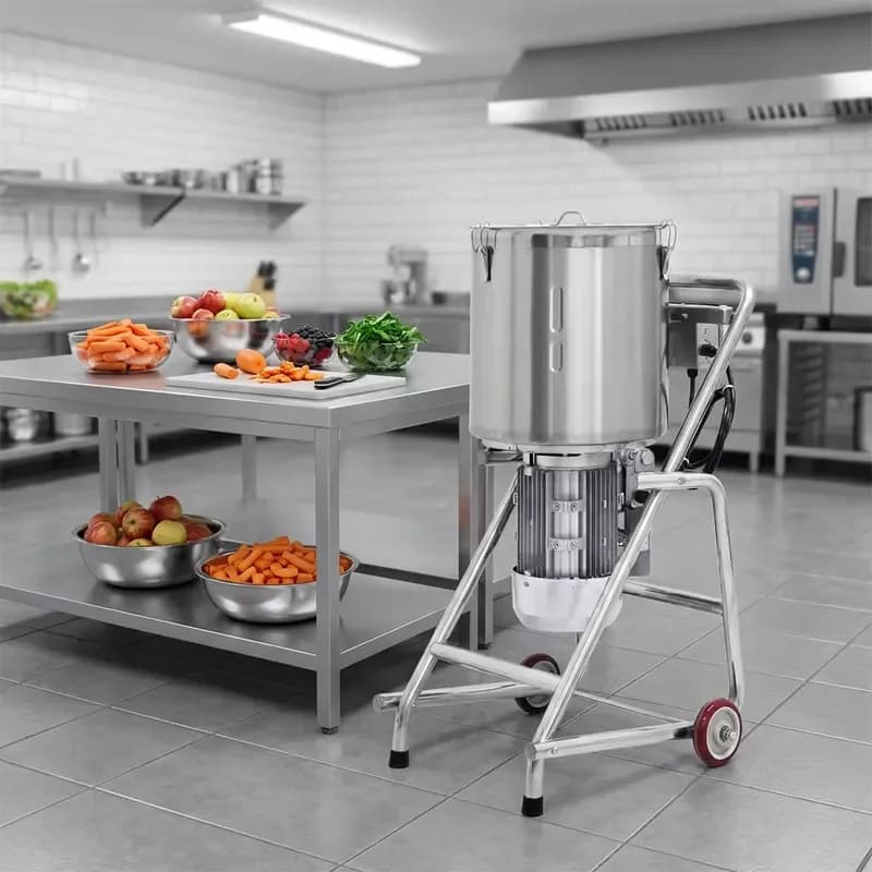 Heavy Industrial Food Processor 1.8KW | High Power Electric Chopper for Meat Fruits Vegetables | Commercial Grade