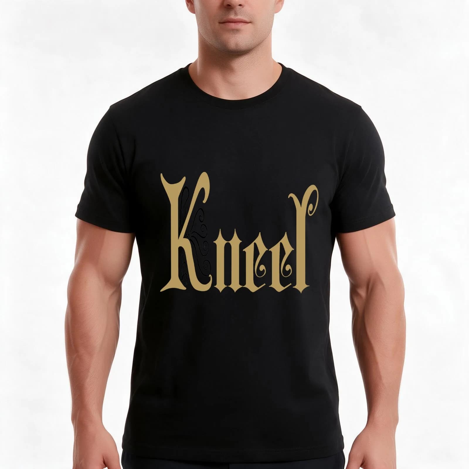 Fleabag - Kneel Typography T-Shirt, Summer Casual Cotton Tee, Oversized Streetwear Tops, Vintage Graphic Print, Unisex Men Women