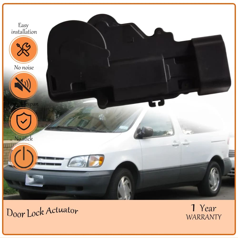 Right Side Door Lock Actuator,suit Toyota Sienna 1998-2003,2-pin unit,OE 746-697,746697,69130-08010,6913008010,DLA180,100DLA180S
