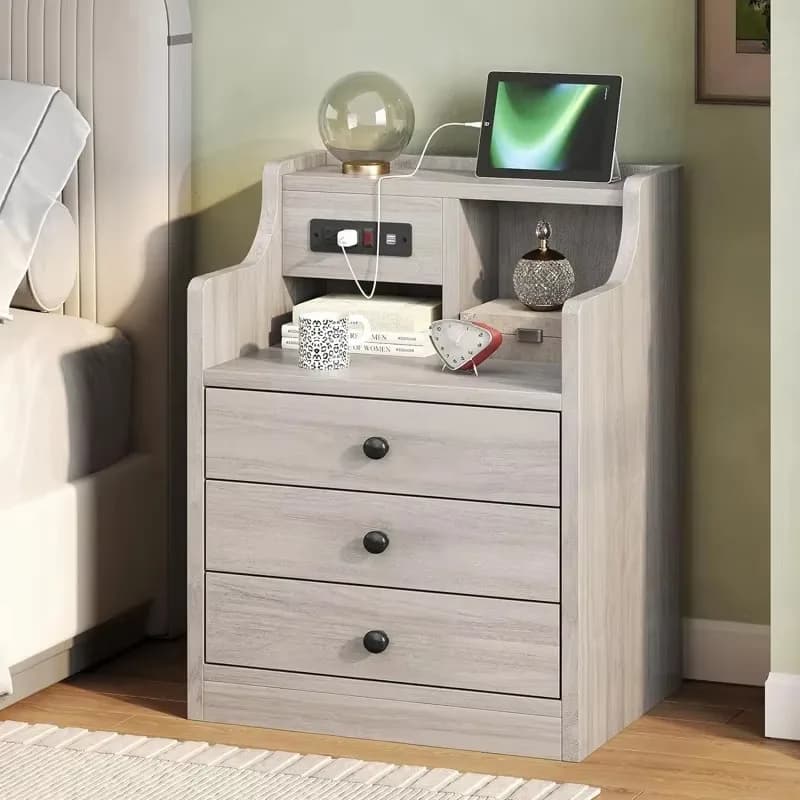 Any Size Custom Zero Formaldehyde Honeycomb Aluminum Alloy Nightstand Bedroom Eco Friendly Waterproof Moistureproof Storage Cabi