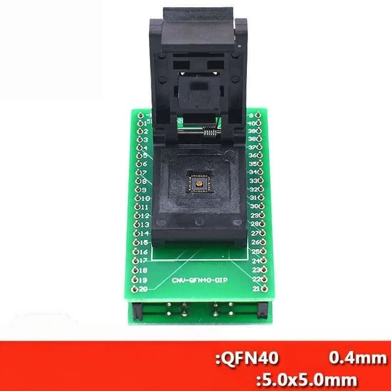 QFN40 Burning Stand Aging Test Stand QFN5X5-40L/0.4mmIC Chip Programming Base Fixture
