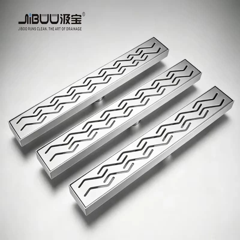 for Modern Stainless Steel 304 Satin Polished 800mm Anti Roach Floor Drain Sewer Suitable for Bathrooms with 5 Year Warranty