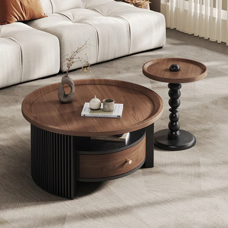 Luxury Organizer Coffee Table Nordic Antique Simple Drawers Service Side Table Writing Italian Couchtisch Lounge Suite Furniture