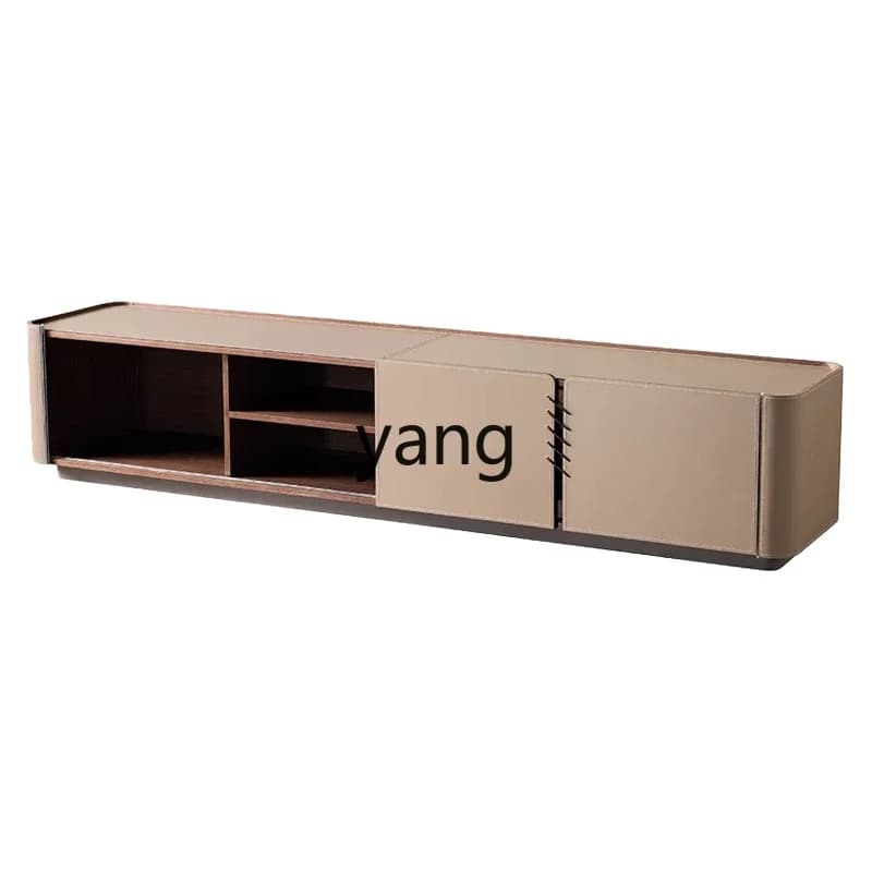 LM Stone Plate Coffee Table TV Cabinet Combination Simple Large and Small Apartment Type High-End Living Room Floor Cabinet