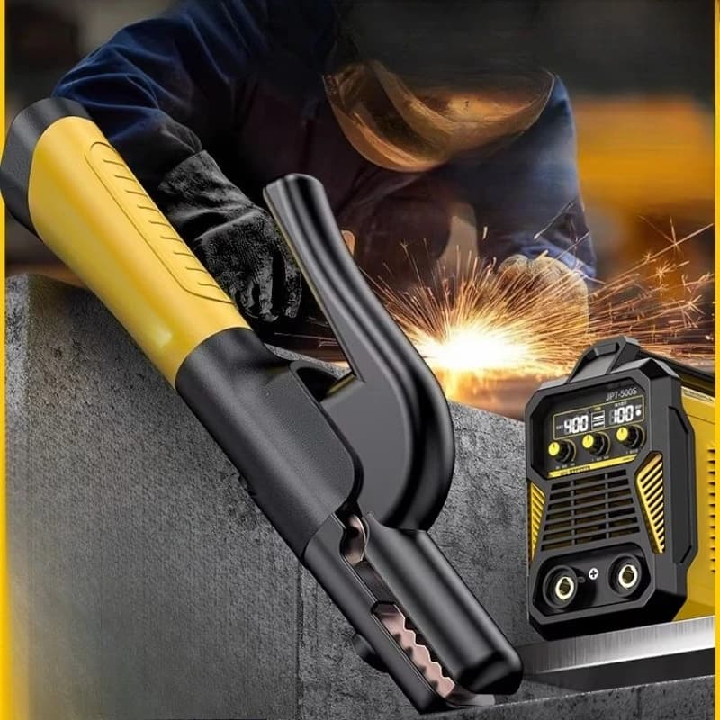 New Type of Welding Handle Pliers Small Electric Welding Gun Household Pure Copper Industrial Grade Anti-scalding Welding Clip