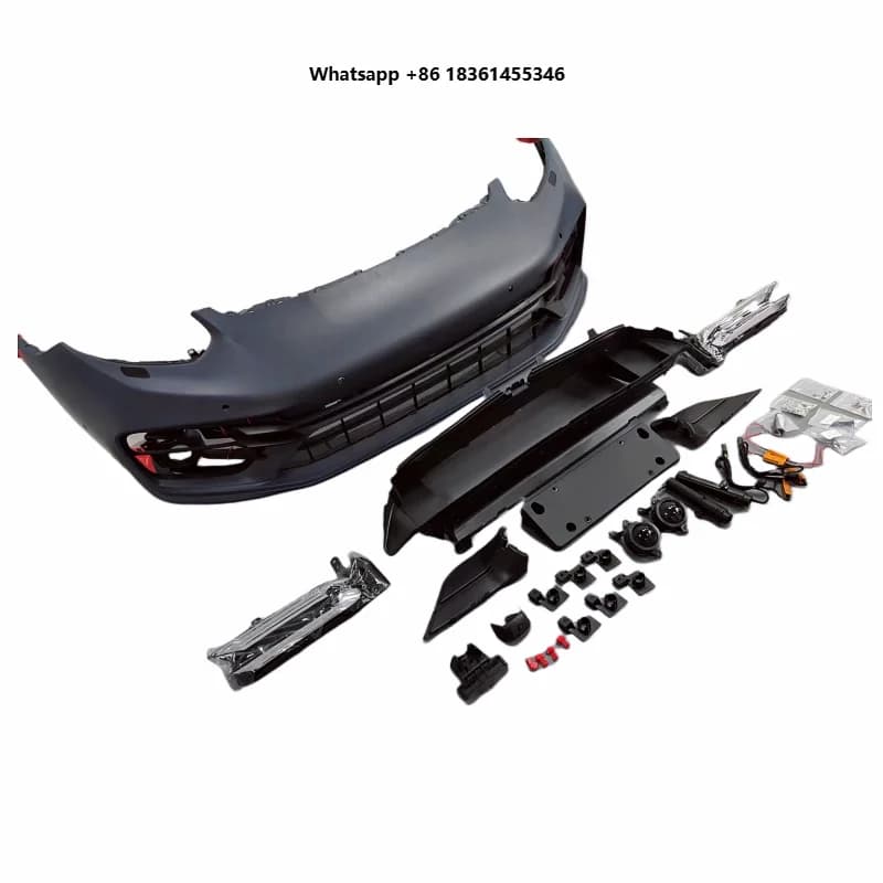For Panameras 970 Retrofit Upgrade 971 PP Injections Molded Front Bumper Body Kit Rear Bumper Side Skirts Rear Spoiler STLF