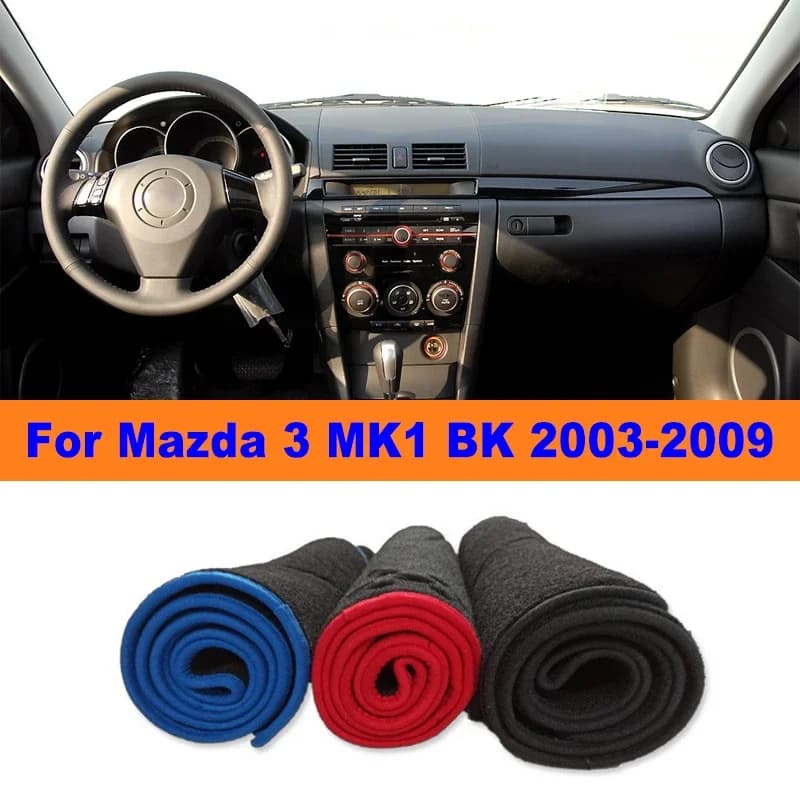 Anti-Glare Dashboard Cover Dash Mat Non-Slip Sun Shade Pad Interior Protector For Mazda 3 MK1 BK 2003-2009 2004 Car Accessories