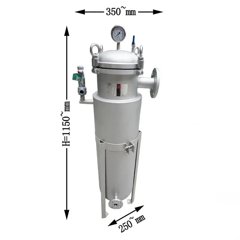 Filter, Jacketed Insulation Single Bag Filter
