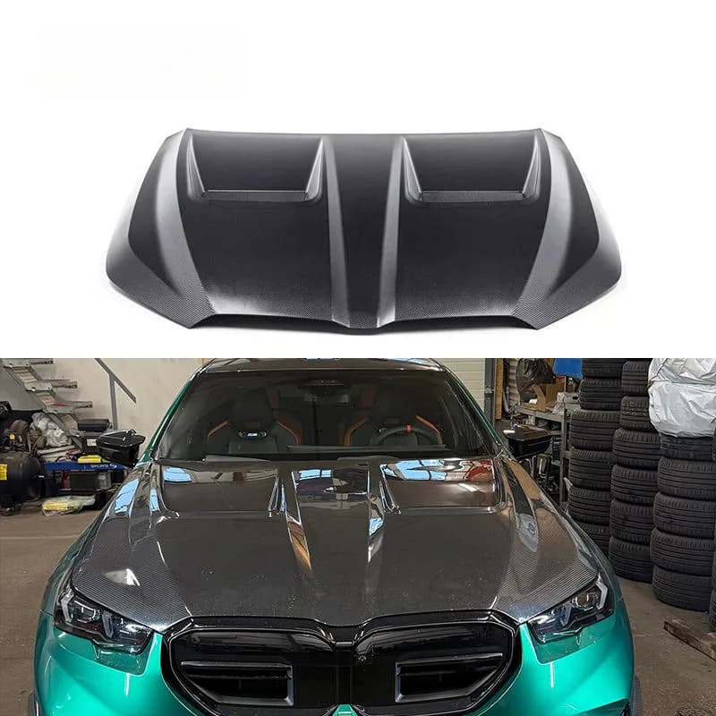 Dry Carbon Fiber N Style Front Engine Hood for M5 G90 G99 2024-2026 Bonnet Cover 41618892124