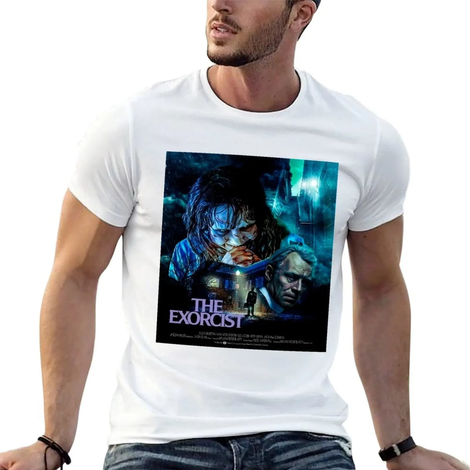 Horror classic movie gifts T-Shirt plus sizes clothes men graphic t shirts