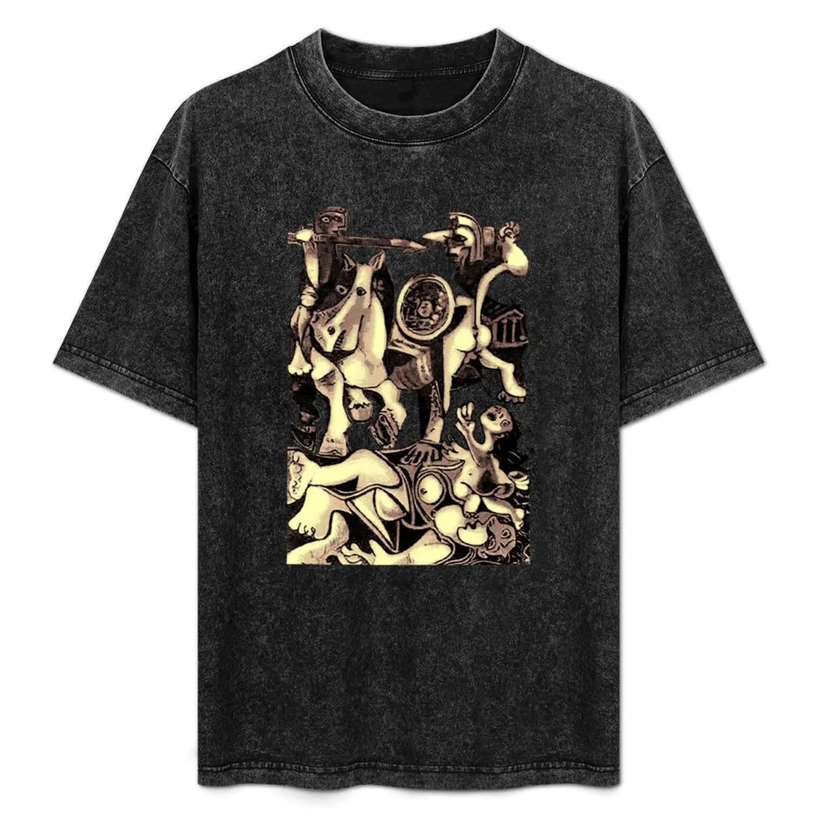 Pablo Picasso Battle of Neretva (Битка на Неретви) (1969) T-Shirt oversize t-shirts man hippie clothes mens tall t shirts