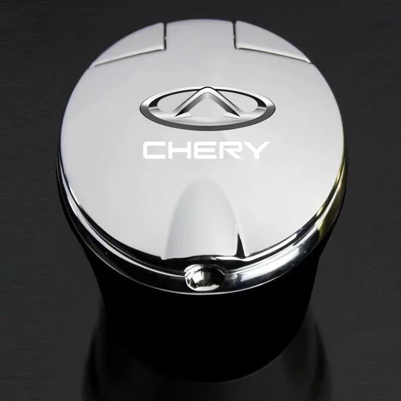 Car Ashtray with LED Light Car Smokeless Cup Holder For Chery Tiggo 7 Pro 8 4 5 3 2 T11 5X Amulet Fora QQ IQ Fulwin Arrizo 5