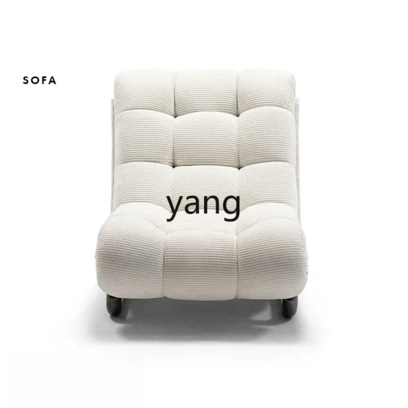 LTT  leisure chair French cream wind corduroy fabric single chair retro single sofa