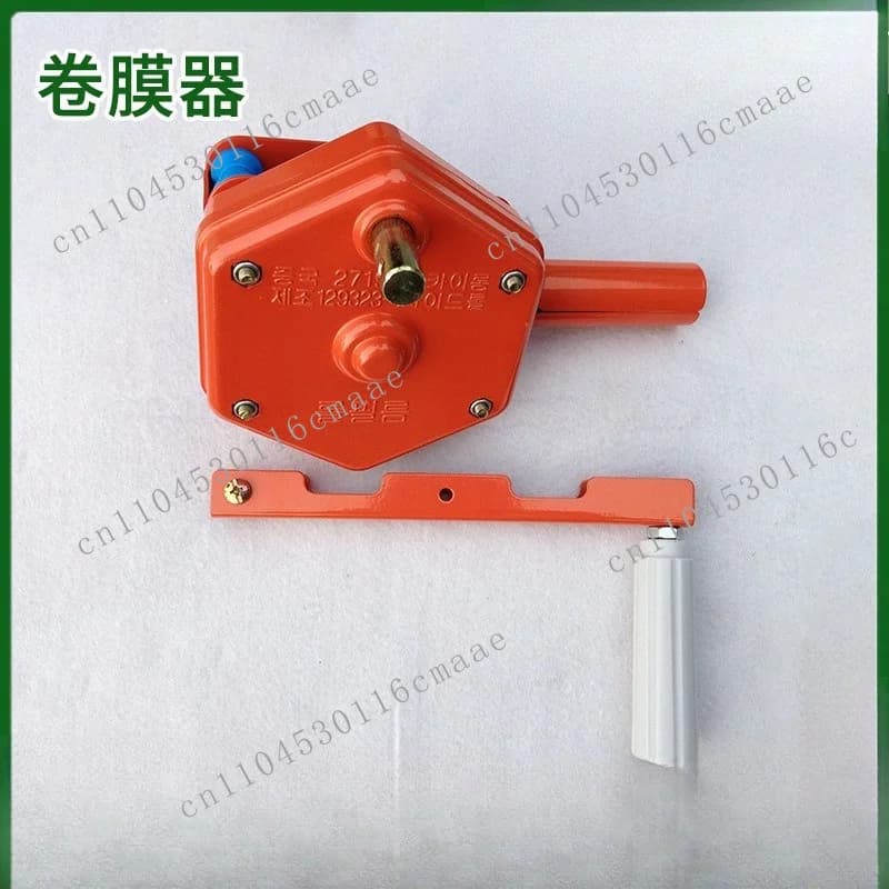 Greenhouse Parts Manual Small Turbine  Top Roll Side Roll Vegetable Planting and Aquaculture Greenhouse Film Roller Factory