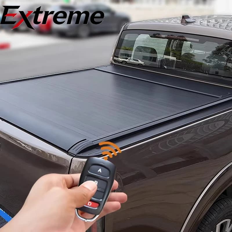 Rainproof Dustproof Seamless Anti-Theft Electric Roller Lid up Pick up Truck Aluminium Alloy Tonneau Cover for Foton Tunland V9