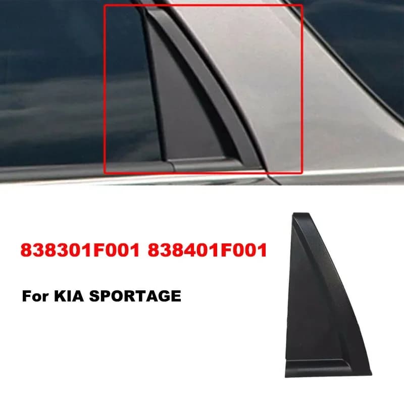 For Kia Sportage 2005-2010 Rear Door Outside Triangle Trim Cover LH and RH Parts 838301F001 838401F00