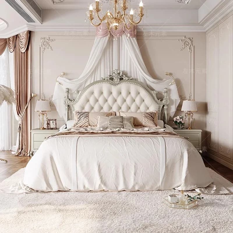 Bedroom Double Bed Children Luxury Modern Wooden Multifunctional Massage Bed Design Sleeping Beliche Lounge Suite Furniture