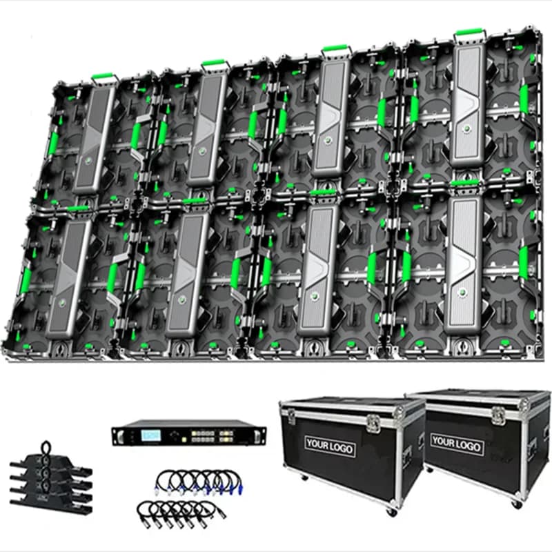Wholesale price high brightness 50x100cm panel giant outdoor P2.604LED video wall concert stage background P2LED video display