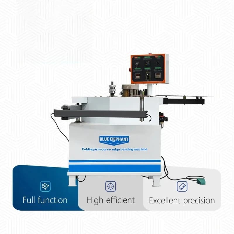 W1 Folding Arm Manual Straight And Curved Edge Banding Machine For Plywood, MDF, Melamine Edge Banding