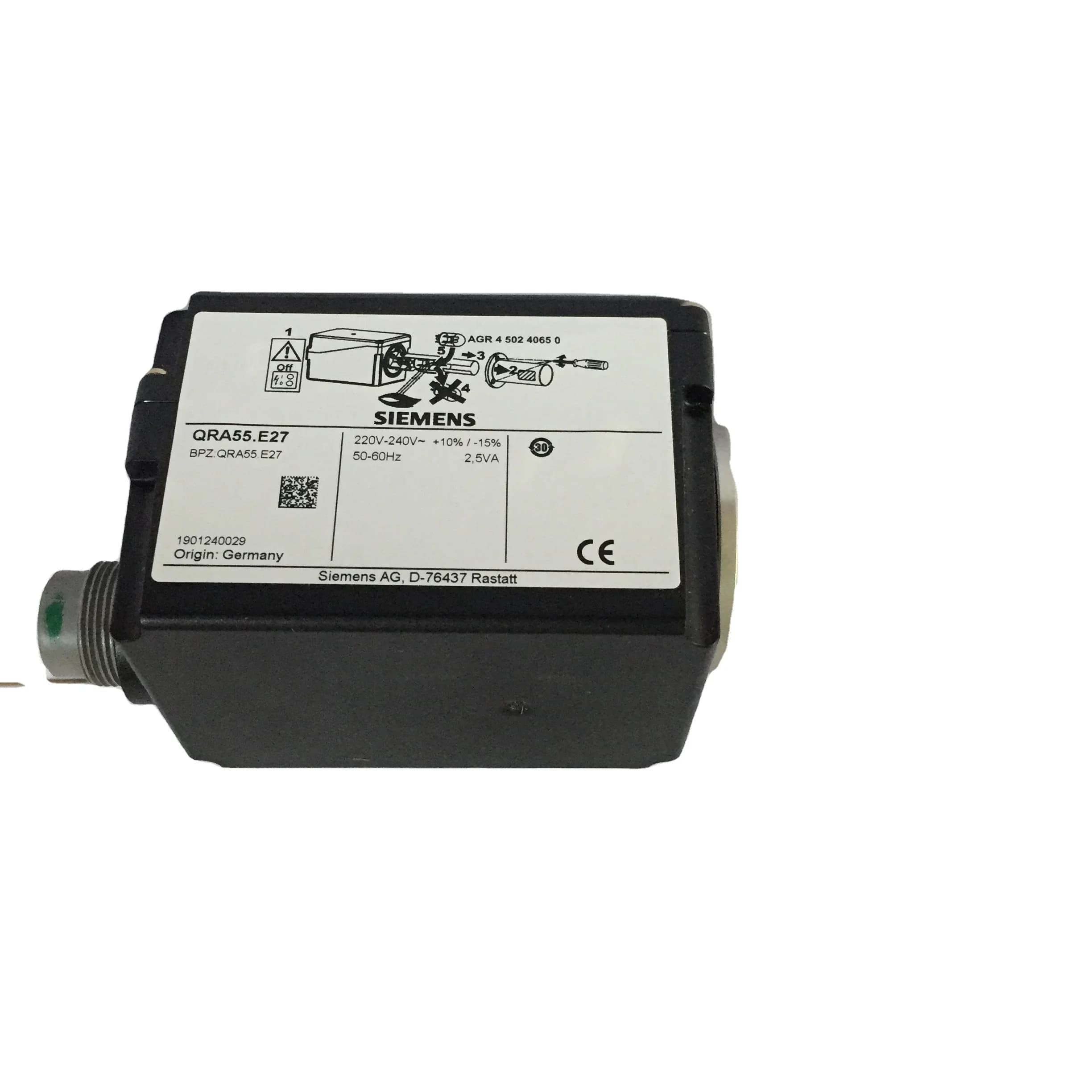 Original and new QRA55.G27  United States ultraviolet flame detector/uv  flame detector for SIEMENS STOCK 20