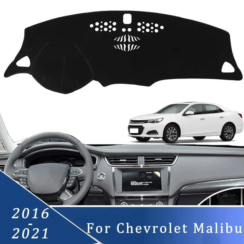 For Chevrolet Malibu 2016-2021 2017 2018 Model Car Dashboard Cover Sun Shade Mats Avoid Light Pads Instrument Panel Protective