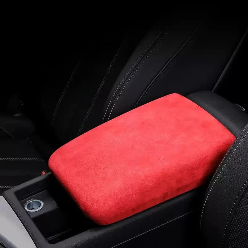 Car Armrest Case Lid Cover Made of Super Suede Interior Overlay For Audi A4 A5 B9 S4 S5 2017 2018 2019 2020 2021 2022 2023 2024
