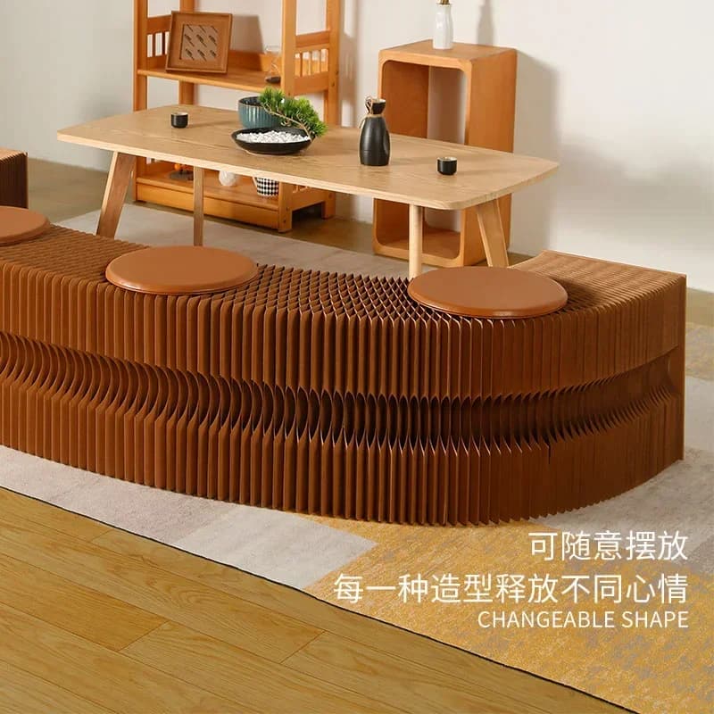 Retractable Folding Bench Creative Multi-Functional Home Low Stool Simple Modern Sofa Stool Space Saving Furniture 접이식 스툴